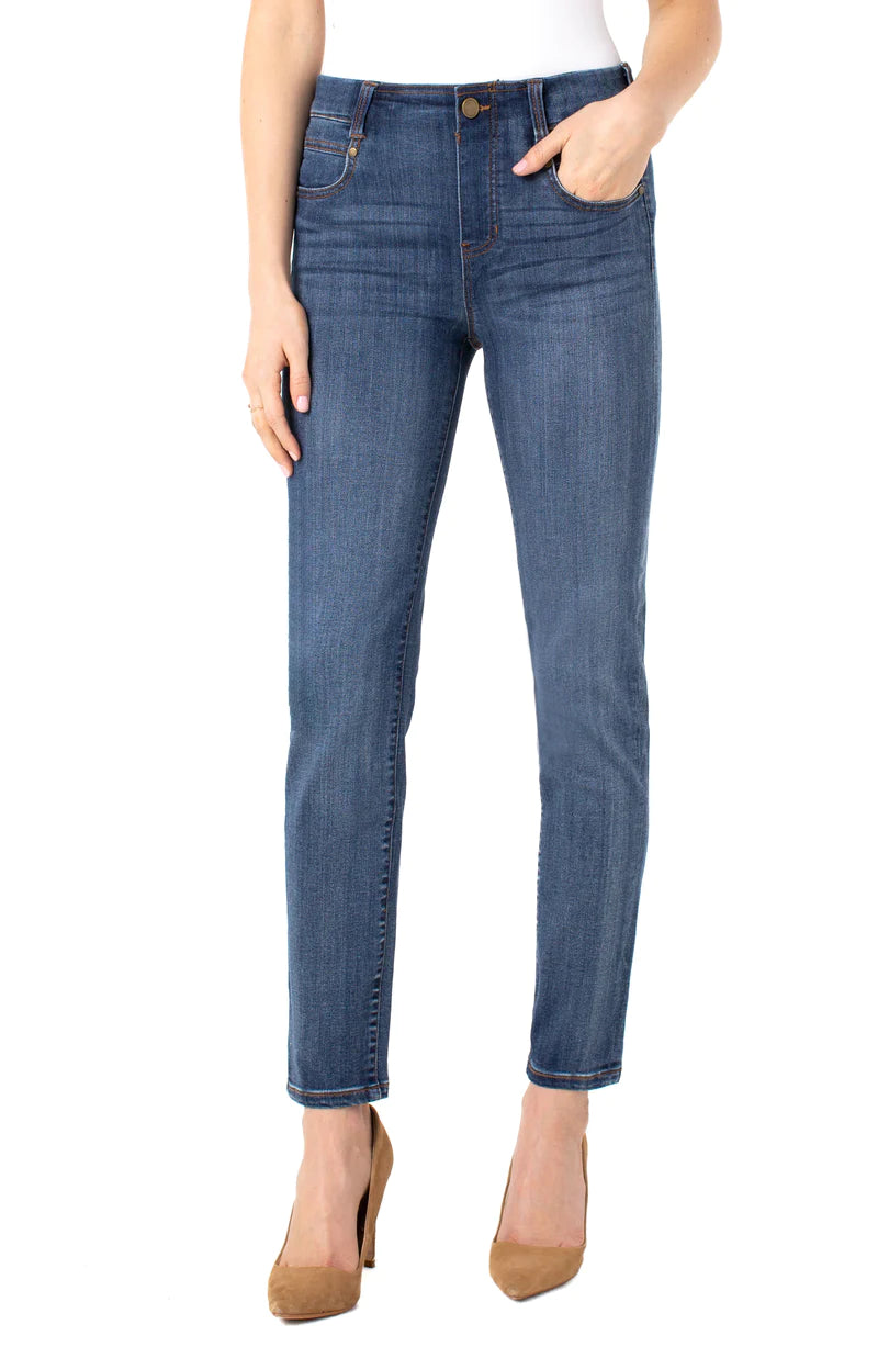 Liverpool Sadie Straight Jean 32” in - Whitney