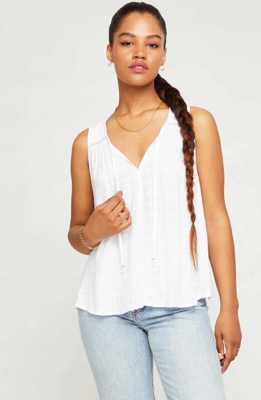 Gentle Fawn Eleanor Tank - White
