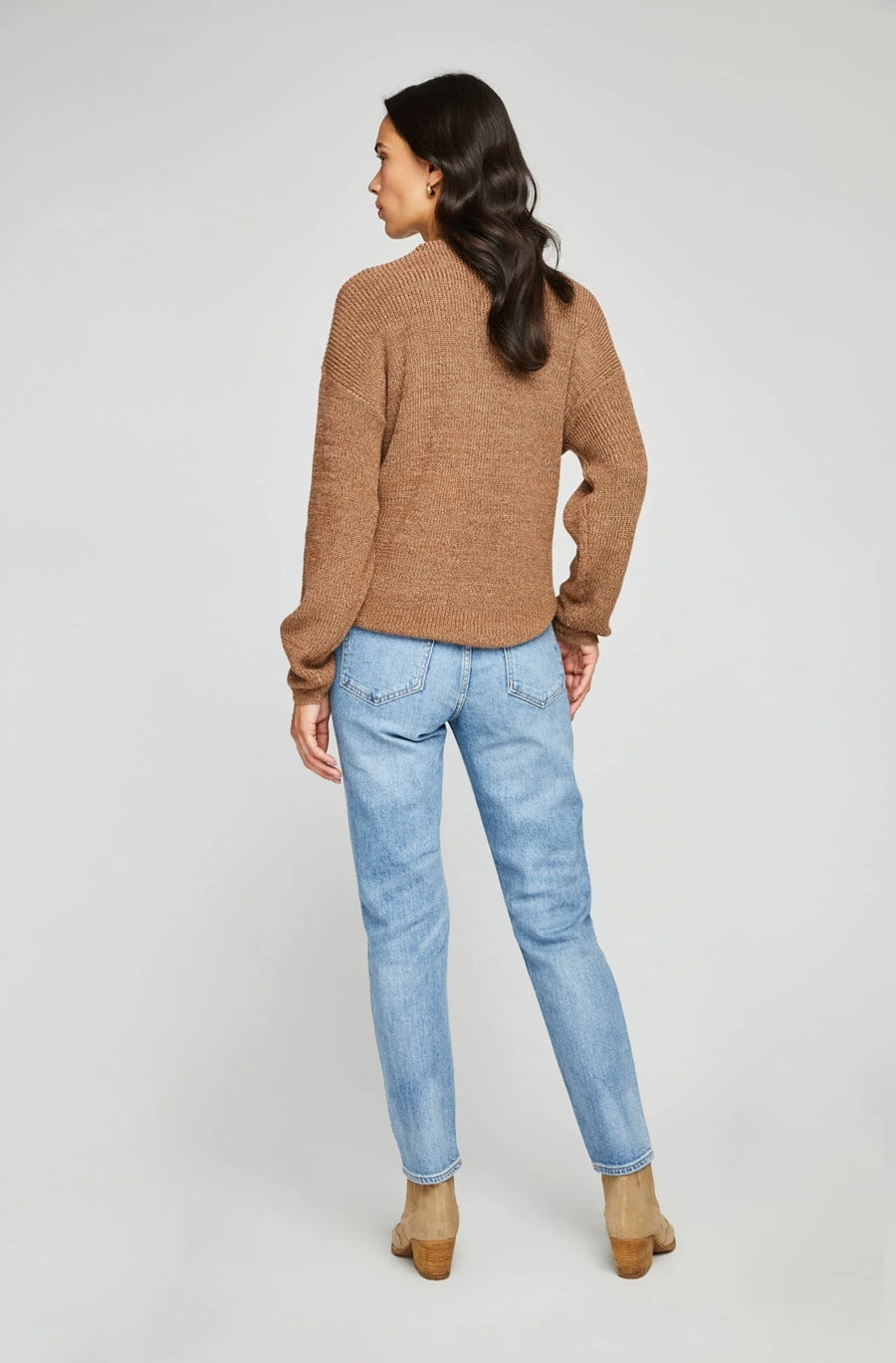 Gentle Fawn Tucker Sweater - Caramel Mix