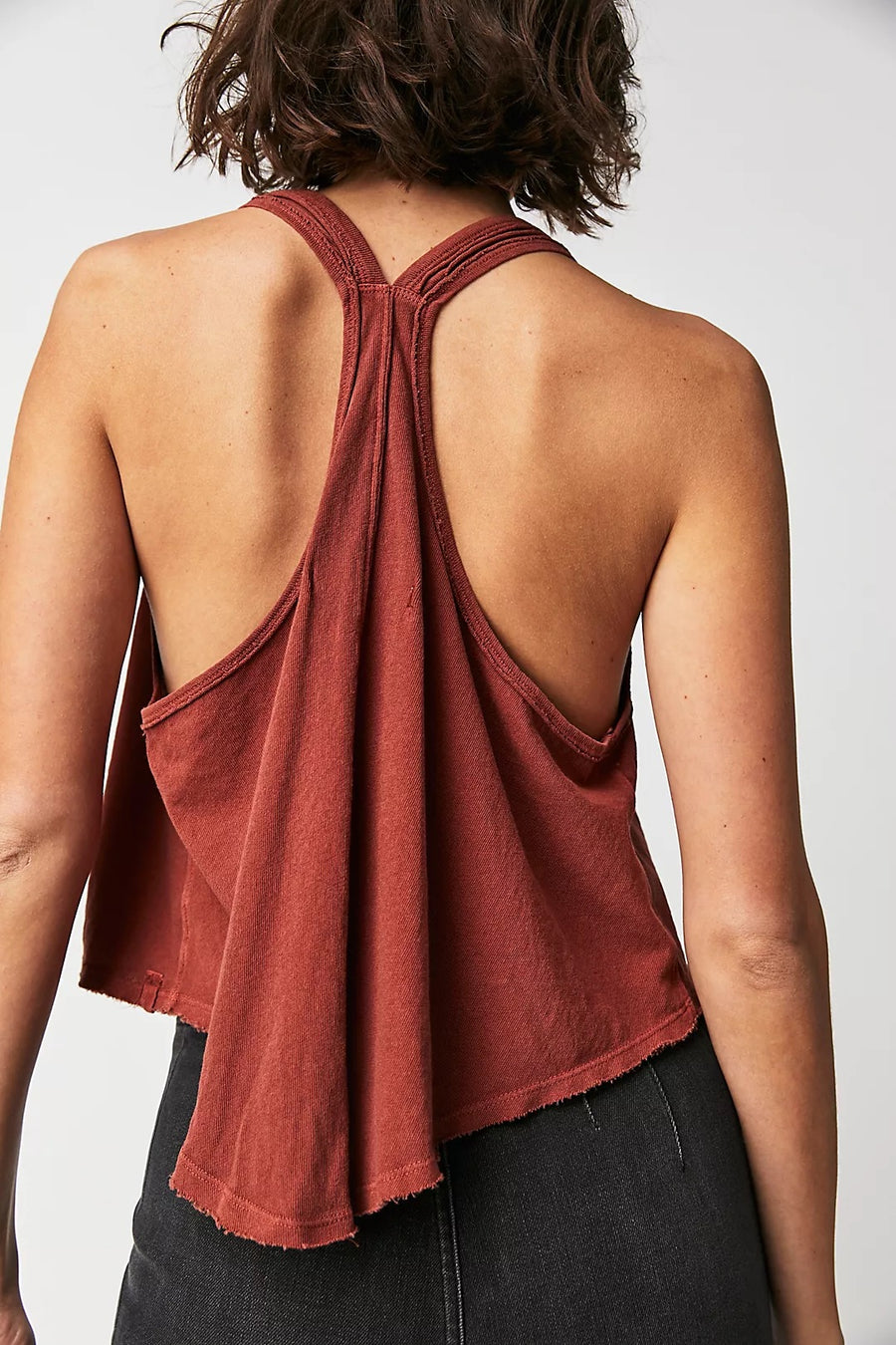 Free People Karri Swing Tank - Burnt Henna