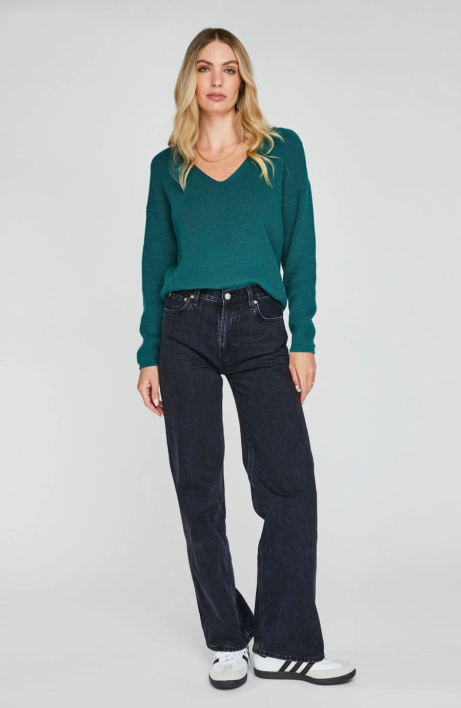 Gentle Fawn Tucker Sweater - Emerald