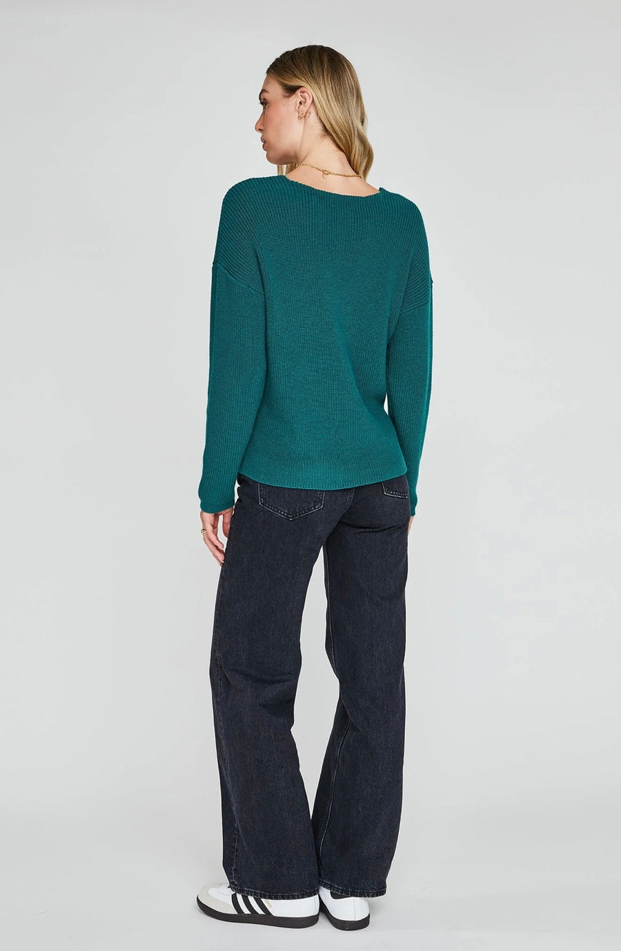 Gentle Fawn Tucker Sweater - Emerald