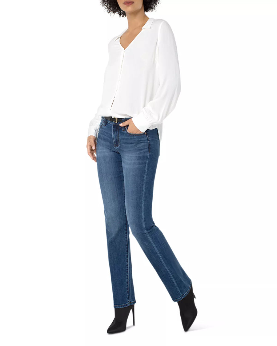 Liverpool Sadie Straight Jean 32” in - Whitney