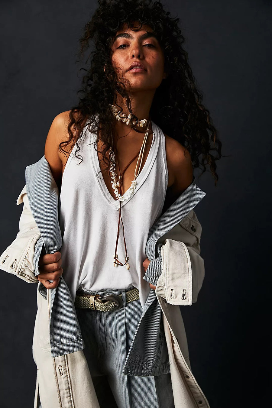Free People Karri Swing Tank - Ivory
