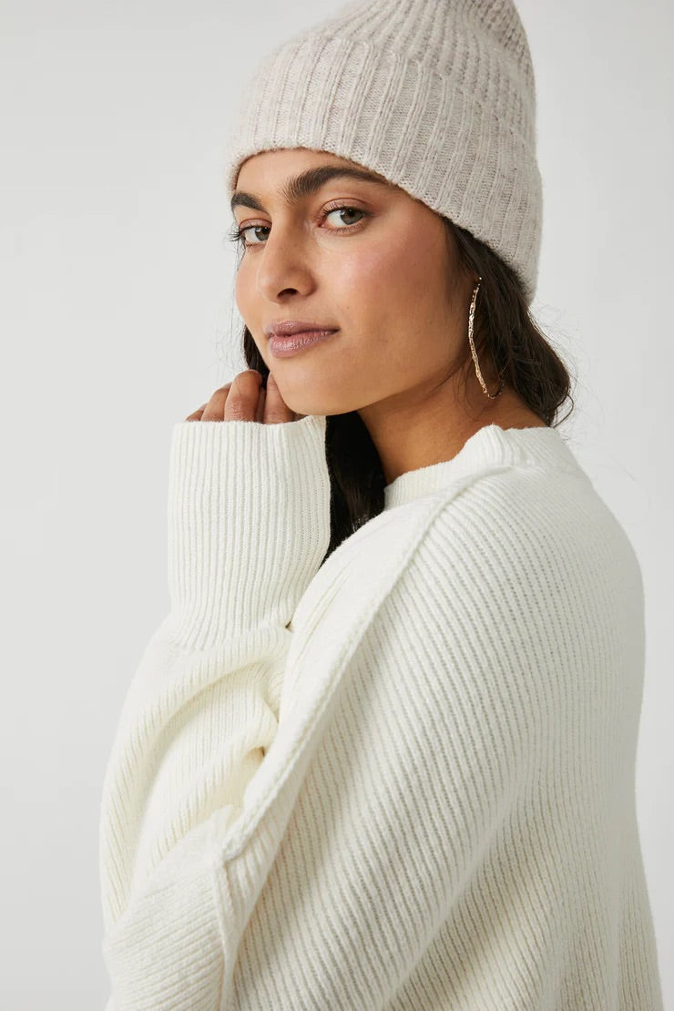 Free People Easy Street Crop Pullover - Moonglow
