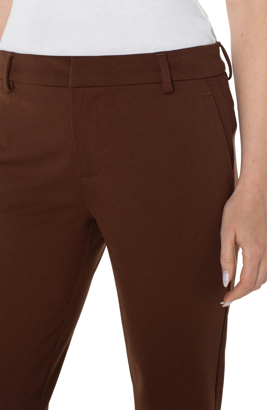 Liverpool Kelsey Trouser - Brownstone