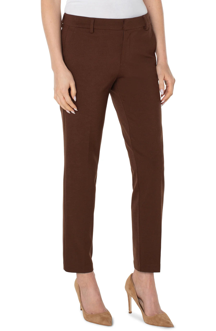 Liverpool Kelsey Trouser - Brownstone