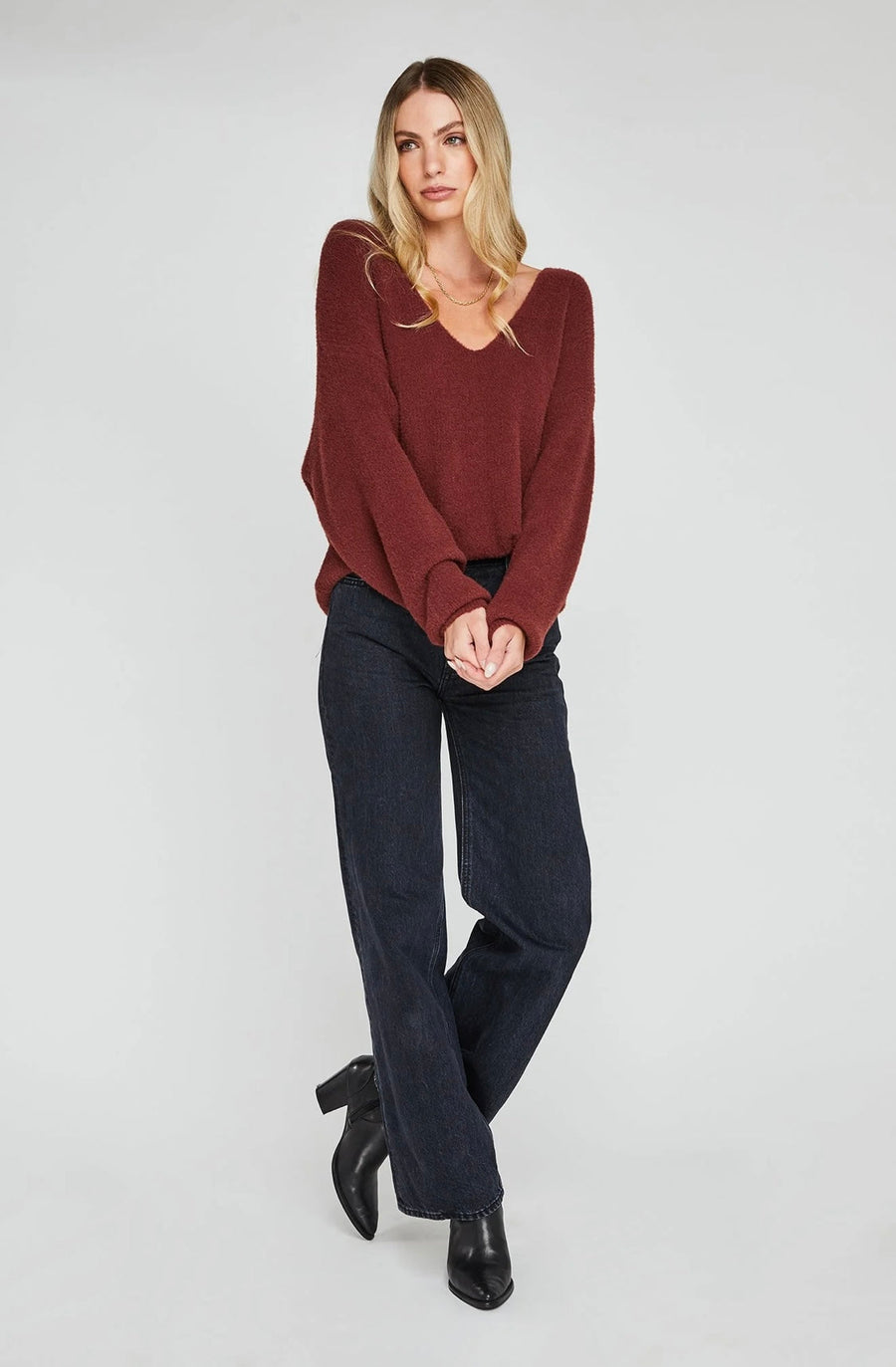 Gentle Fawn Clarkson Pullover Sweater - Cherrywood
