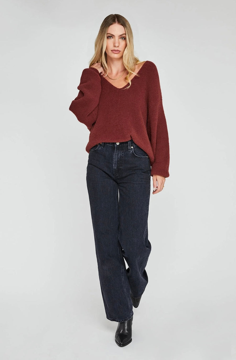 Gentle Fawn Clarkson Pullover Sweater - Cherrywood