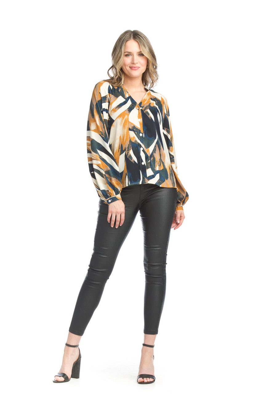 Papillon PT-15008 Abstract Blouse - Multi