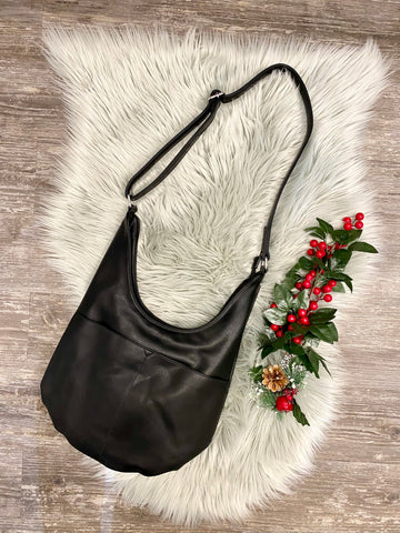 Colab 6875 Brigette Large Hobo Crossbody - Black