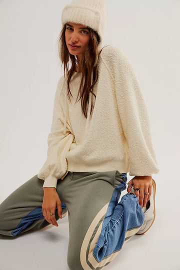 Free People Found My Friend Pullover - Cream