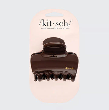 Kitsch Recycled Plastic Puffy Cloud Clip 1pc - Chocolate