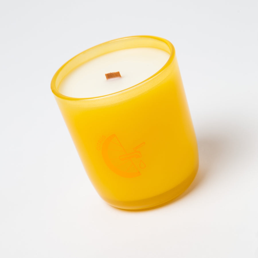 Milk Jar Citrus - Essential Oil Coconut Soy Candle - 8oz