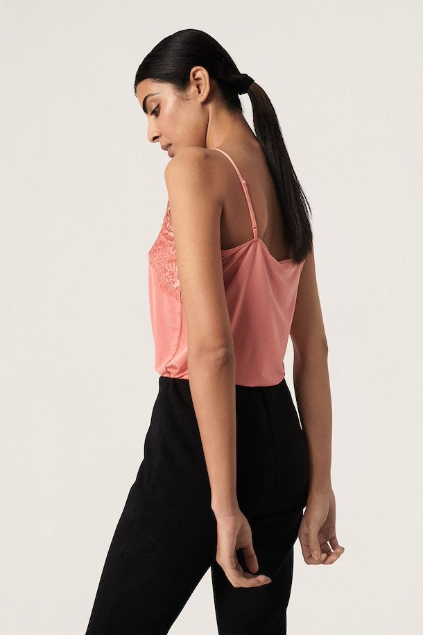 Clara Lace Cami - Faded Rose