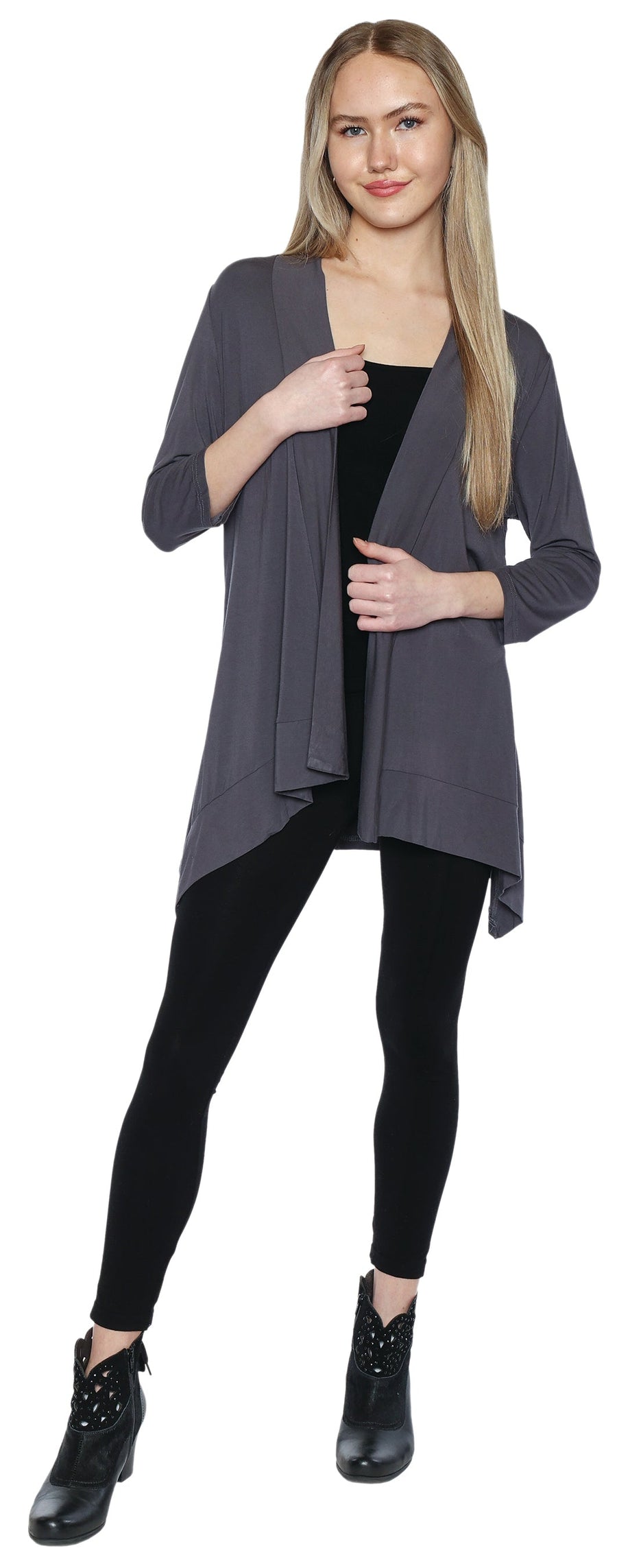 Marla Bamboo Cardigan - Grey