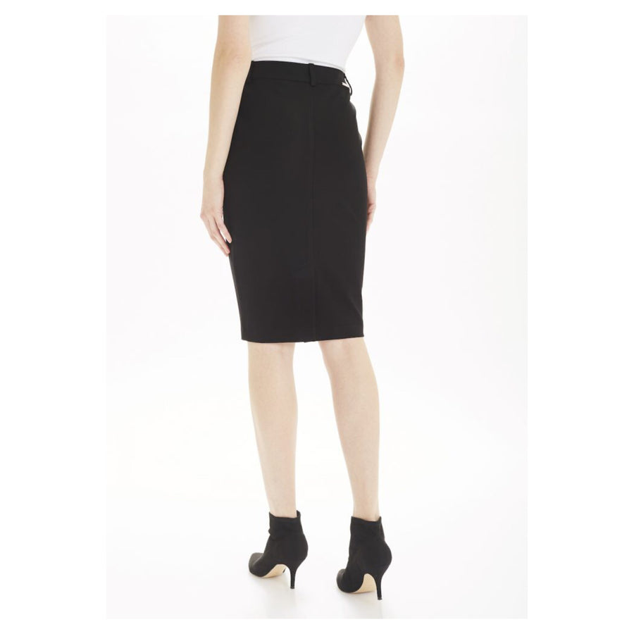 ILTM 27003 Cynthia Faux Trouser Skirt - Black