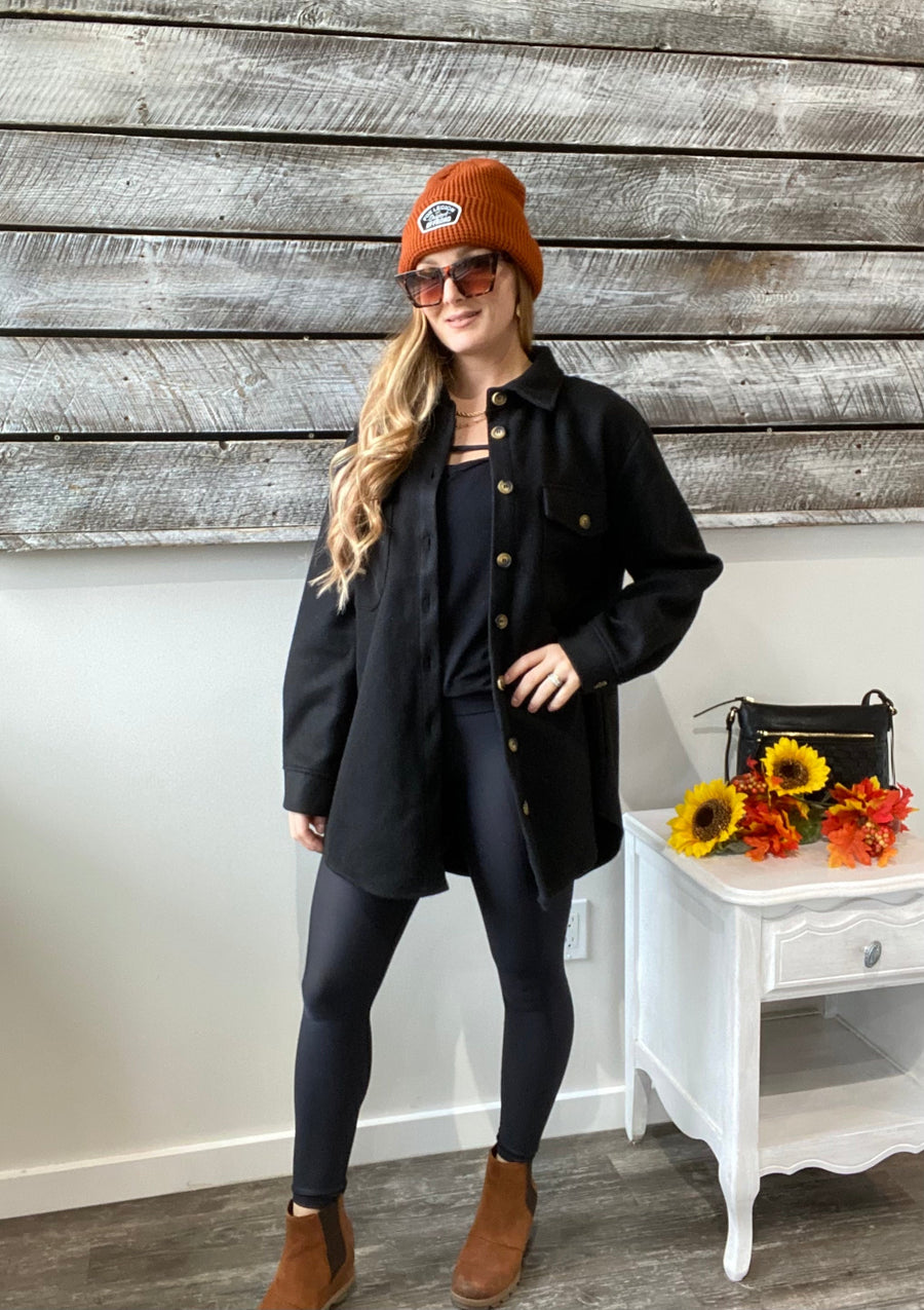 Molly Shacket - Black