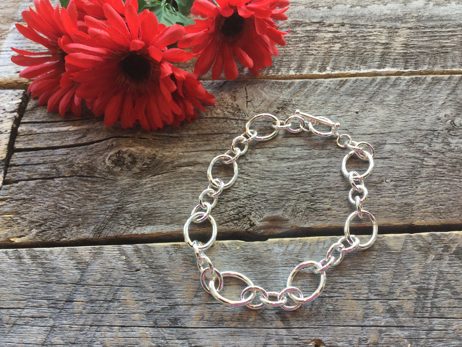 Merx 85-1355 Larissa Silver Chain Necklace