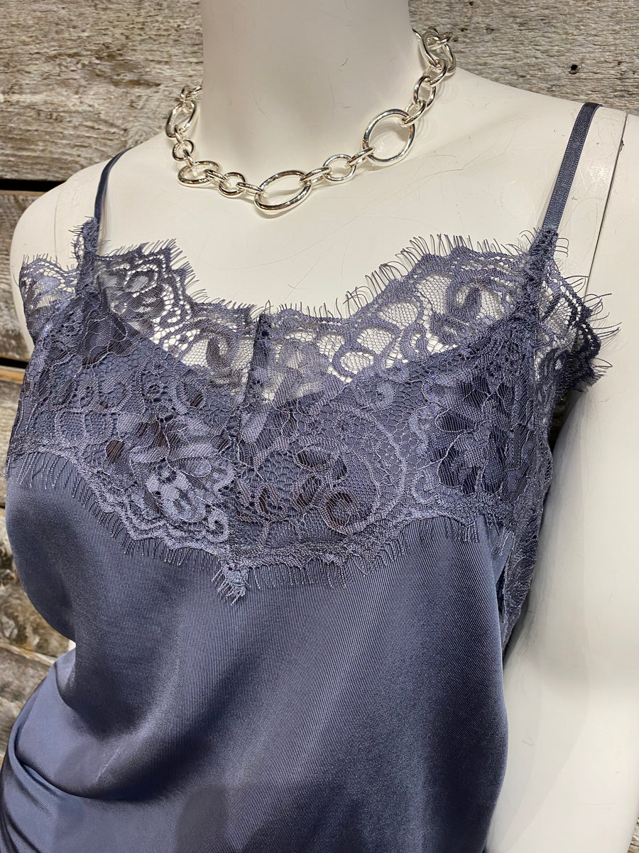 Clara Lace Cami - Stone