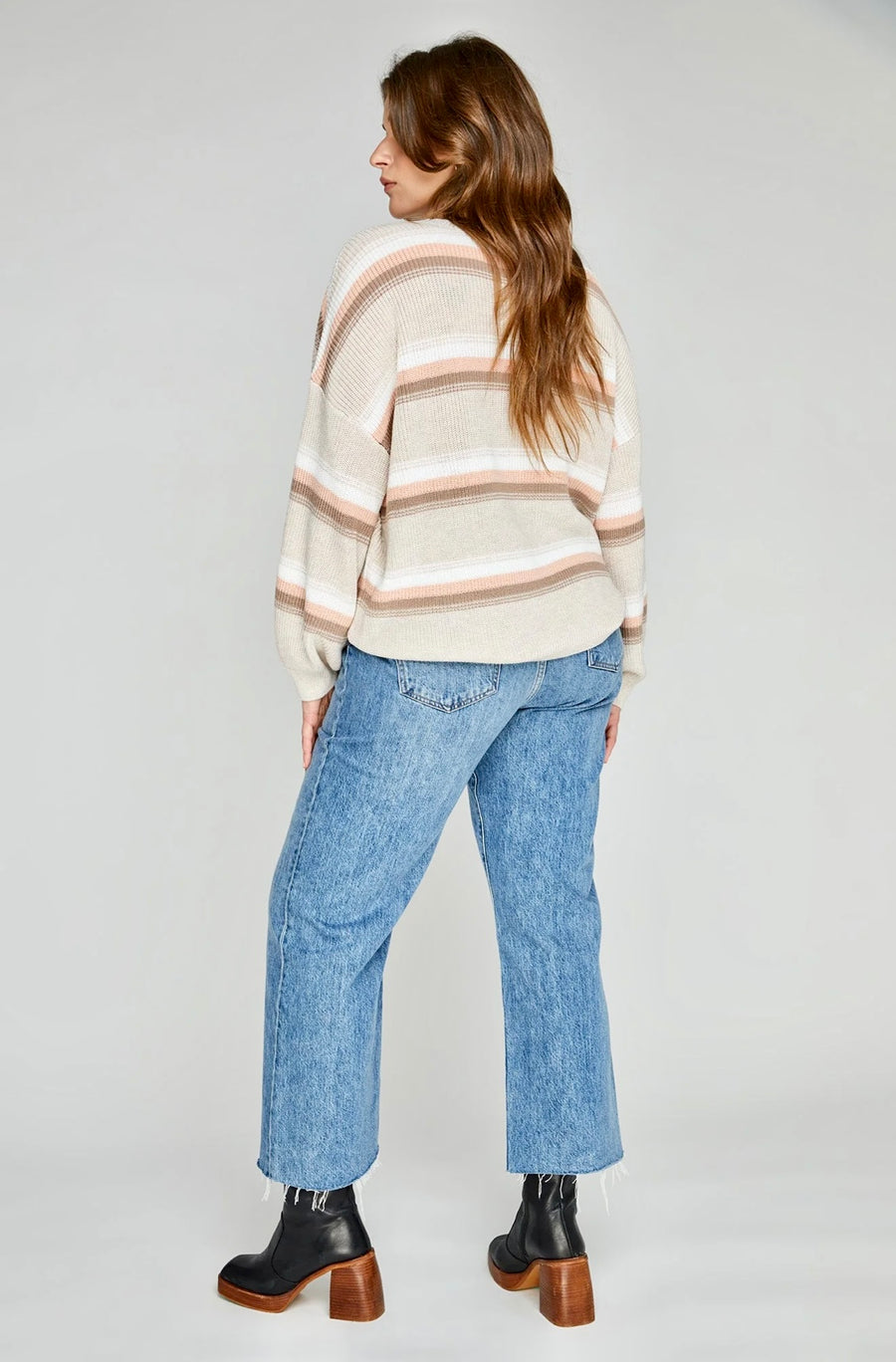 Gentle Fawn Fonda Sweater - Apricot Stripe