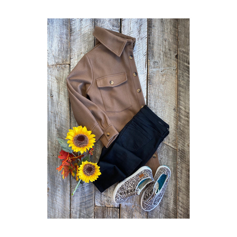 Molly Shacket - Brown