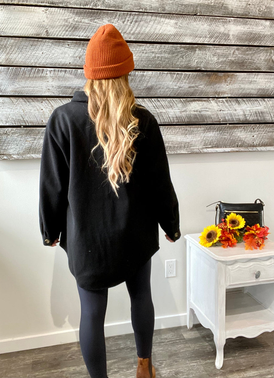 Molly Shacket - Black