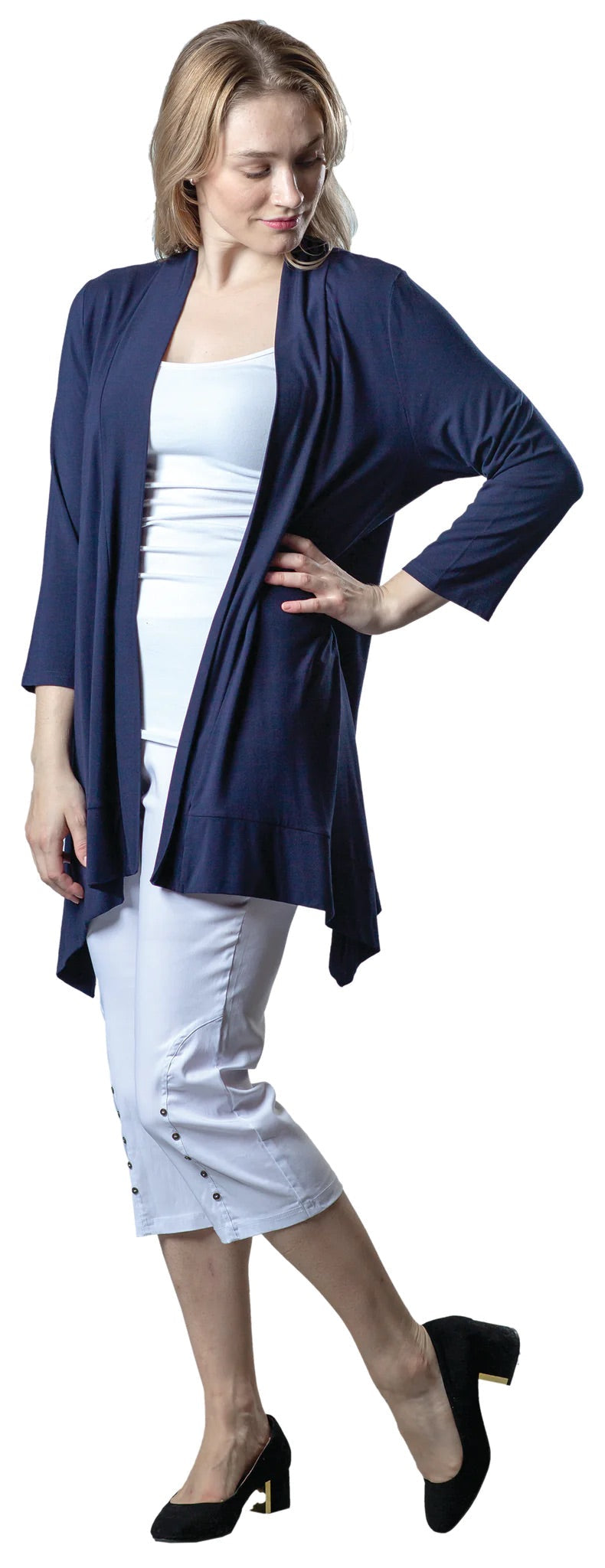 Marla Bamboo Cardigan - Navy