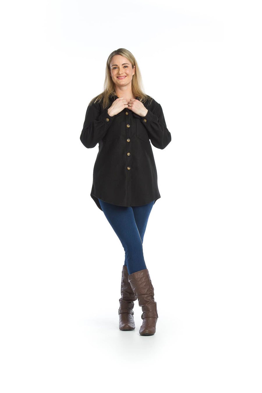 Molly Shacket - Black