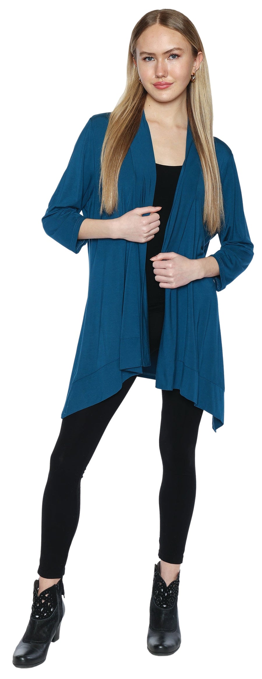 Marla Bamboo Cardigan - Teal